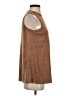 AB Studio Brown Sleeveless Top Size S - photo 4
