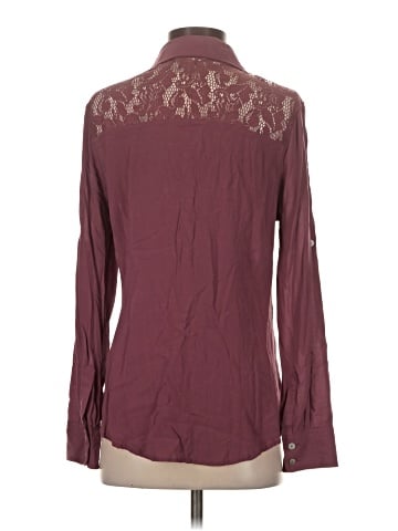 About A Girl Long Sleeve Button-Down Shirt (view 2)