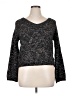 Hem & Thread Tweed Black Pullover Sweater Size 1X - photo 1