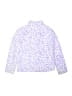 Eddie Bauer 100% Polyester Print Purple Track Jacket Size 7 - 8 - photo 2