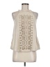Coco + Jaimeson Ivory Sleeveless Blouse Size M - photo 1