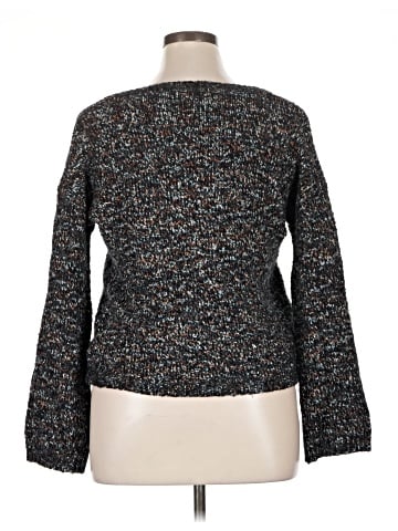 Hem & Thread Pullover Sweater (view 2)