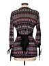 DressBarn 100% Polyester Purple Long Sleeve Blouse Size L - photo 2