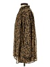 Black Label by Chico's Animal Print Brown Long Sleeve Blouse Size 0 - photo 5
