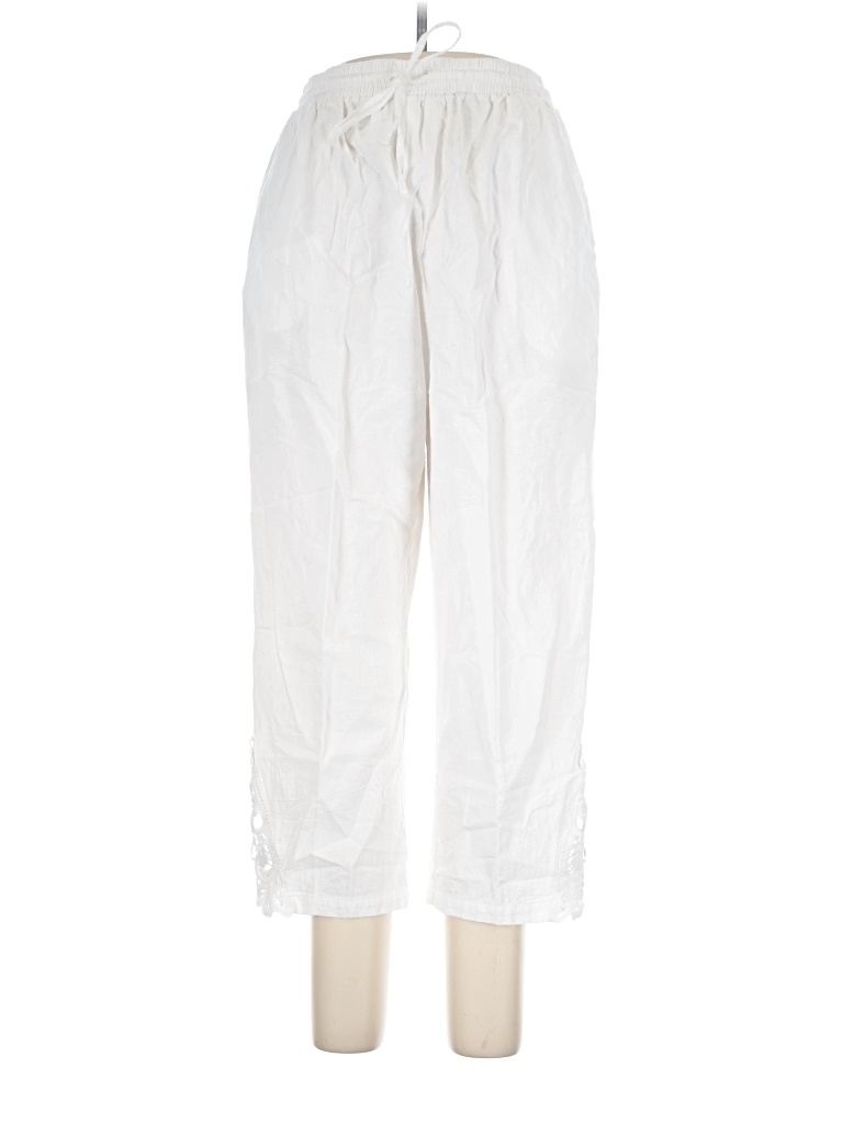Pre-owned Unbranded Casual Pants In White