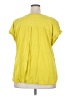 Rose + Olive Yellow Short Sleeve Blouse Size 2X - photo 2
