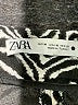 Zara Animal Print Silver Casual Pants Size M - photo 7