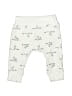 Rae Dunn 100% Cotton Ivory Active Pants Size 0-3 mo - photo 1