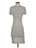 Dee Elly Solid Gray Casual Dress Size P (petite) - photo 2