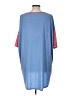 Lularoe Color Block Blue 3/4 Sleeve T-Shirt Size L - photo 2