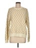 FRNCH Chevron-herringbone Gold Pullover Sweater Size Med - Lg - photo 1