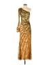 Mac Duggal 100% Polyester Gold Cocktail Dress Size XS - photo 1