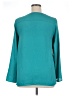 Christin Michaels 100% Polyester Teal Long Sleeve Blouse Size L - photo 2