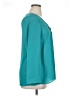 Christin Michaels 100% Polyester Teal Long Sleeve Blouse Size L - photo 4