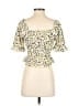 Vero Moda Yellow Short Sleeve Blouse Size XS - photo 2