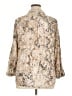 Tinsel 100% Rayon Animal Print Tan 3/4 Sleeve Blouse Size 1X - photo 2