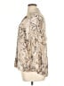 Tinsel 100% Rayon Animal Print Tan 3/4 Sleeve Blouse Size 1X - photo 5