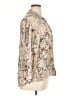 Tinsel 100% Rayon Animal Print Tan 3/4 Sleeve Blouse Size 1X - photo 4