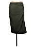 Hem & Thread 100% Polyester Solid Green Casual Skirt Size L - photo 1