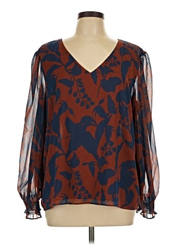 Ann Taylor LOFT Outlet Long Sleeve Blouse (view 1)