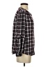 Max Studio 100% Rayon Plaid Black Long Sleeve Blouse Size S - photo 4