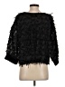 THML 100% Polyester Black 3/4 Sleeve Blouse Size S - photo 2