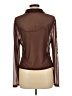 Unbranded Brown Long Sleeve Blouse Size L (estimated) - photo 2