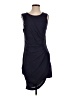 BCBGMAXAZRIA 100% Silk Solid Blue Cocktail Dress Size 6 - photo 1