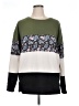 Good Times Floral Green Pullover Sweater Size XL - photo 1