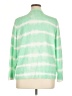 Lands' End 100% Cotton Tie-dye Green Cardigan Size 1X - photo 2