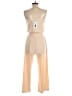 Zesica Solid Tan Jumpsuit Size S - photo 2