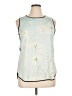 Vida 100% Polyester Green Sleeveless Blouse Size XL - photo 1