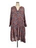 Esprit 100% Viscose Paisley Multi Color Purple Casual Dress Size 52 - photo 1