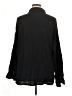 Unbranded 100% Cotton Solid Black Long Sleeve Button-Down Shirt Size XL - photo 2
