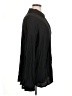 Unbranded 100% Cotton Solid Black Long Sleeve Button-Down Shirt Size XL - photo 4