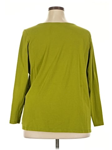 Lane Bryant Outlet 3/4 Sleeve T-Shirt (view 2)
