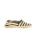 Tory Burch Stripes Yellow Flats Size 8 - photo 1