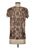 The Kooples Animal Print Brown Short Sleeve Top Size XS (0) - photo 2