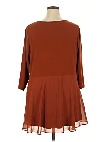 Susan Graver 3/4 Sleeve Blouse (view 2)