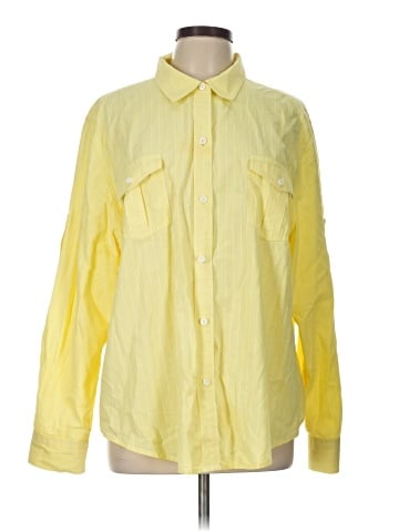 Liz Claiborne Long Sleeve Button-Down Shirt (view 1)