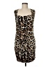 Thalia Sodi Animal Print Brown Cocktail Dress Size M - photo 1