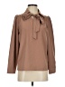 DAZY Brown Long Sleeve Blouse Size S - photo 1