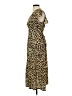 Sienna Sky 100% Polyester Animal Print Brown Casual Dress Size S - photo 5