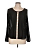 Kanvas 100% Polyester Black Long Sleeve Blouse Size L - photo 1