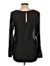 Kanvas 100% Polyester Black Long Sleeve Blouse Size L - photo 2