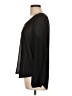 Kanvas 100% Polyester Black Long Sleeve Blouse Size L - photo 5