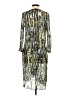 Lisa Bayne 100% Polyester Graphic Green Cocktail Dress Size S - photo 2