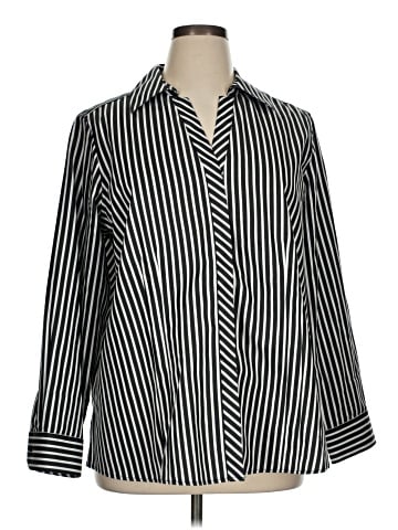 Foxcroft Long Sleeve Blouse (view 1)