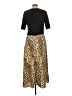 Ann Taylor Animal Print Black Casual Dress Size L - photo 2
