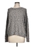 Sundry Animal Print Gray Pullover Sweater Size Lg (3) - photo 1